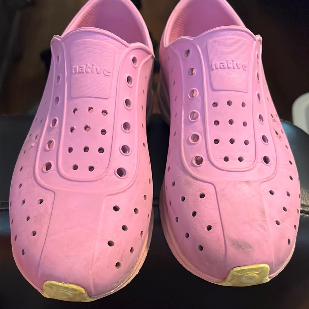 Native Bubblegum Pink Slip on Water Shoes - J2